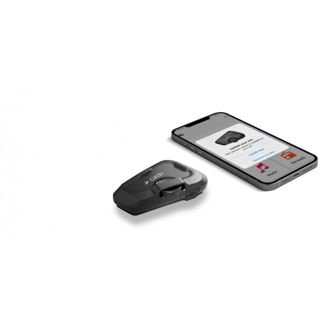 Cardo Spirit HD Duo motorcycle intercom 2 channels 600 m Black Cardo Spirit HD Duo motorcycle intercom 2 channels 600 m Black