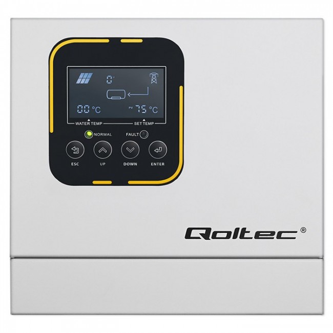 Qoltec Inverter ECO Solar Boost Water Heating Solar Inverter | MPPT | BYPASS | LCD | 4kW Qoltec Inverter ECO Solar Boost Water Heating Solar Inverter | MPPT | BYPASS | LCD | 4kW