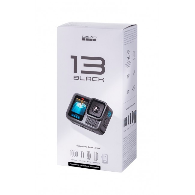 GoPro HERO13 BLACK action sports camera 27.6 MP 5.3K Ultra HD CMOS 25.4 / 1.9 mm (1 / 1.9