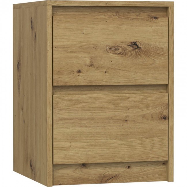 Topeshop K2 ARTISAN nightstand/bedside table 2 drawer(s) Oak Topeshop K2 ARTISAN nightstand/bedside table 2 drawer(s) Oak