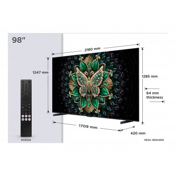 TCL C6K 98C6K TV 2.49 m (98