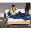 Coleman Heaton Peak 220 Adult Rectangular sleeping bag Cotton, Polyester Blue, Yellow