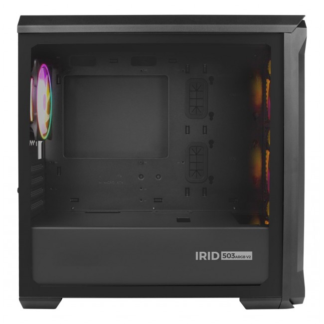 GENESIS Irid 503 ARGB Micro Tower Black, Transparent GENESIS Irid 503 ARGB Micro Tower Black, Transparent