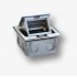 Box blatowy mini 3M - puszka blatowa do monta u gniazd standardu 22,5x45 mm (45x45 mm) uchylna, bia a