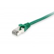 Equip Cat.6A S/FTP Patch Cable, 30m, Green