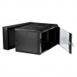 Extralink Rackmount cabinet 6U 600x600 AZH Black wall mounted, swing type