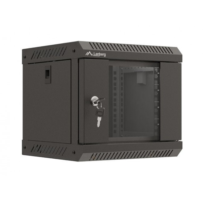 Lanberg WF11-3304-10B rack cabinet 4U Wall mounted rack Black Lanberg WF11-3304-10B rack cabinet 4U Wall mounted rack Black