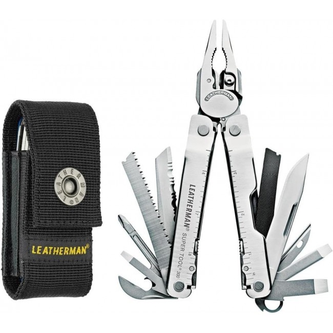 Leatherman Super Tool 300 multi tool pliers Pocket-size 19 tools Stainless steel