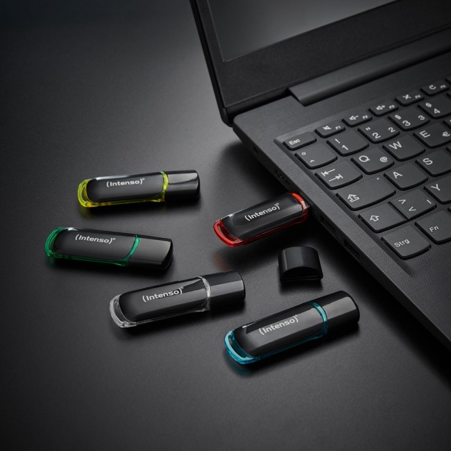 Intenso 3511595 USB flash drive 64 GB USB Type-A 2.0 Black, Red, Green, Transparent, Yellow, Blue