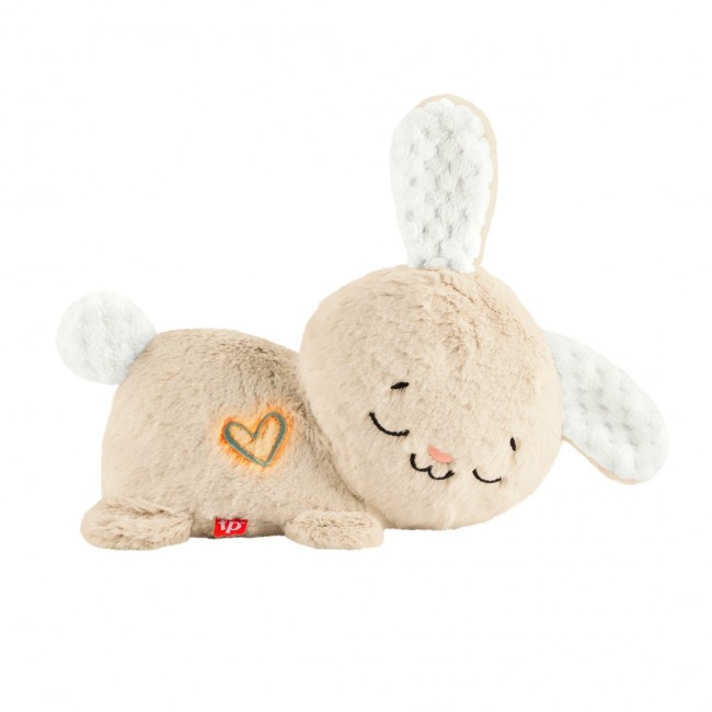 Fisher-Price Soothe & Settle Bunny Plush Baby Toy & Customizable Sound Machine with Motion