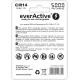 Rechargeable batteries everActive Ni-MH R14 C 5000 mAh Professional Line