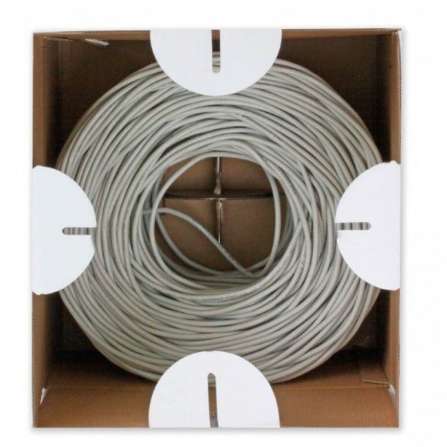 Techly F/UTP Hank Cable Cat.5E CCA 305m Solid Outdoor Black ITP8-RIS-0305LO Techly F/UTP Hank Cable Cat.5E CCA 305m Solid Outdoor Black ITP8-RIS-0305LO