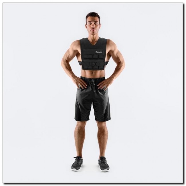 HMS Fitness KTO16 weighted vest Steel Black HMS Fitness KTO16 weighted vest Steel Black