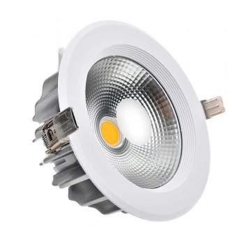 LED luminaire V-TAC Downlight VT-26451 40W COB 120Lm/W 6000K 4200lm (SKU 211280) White