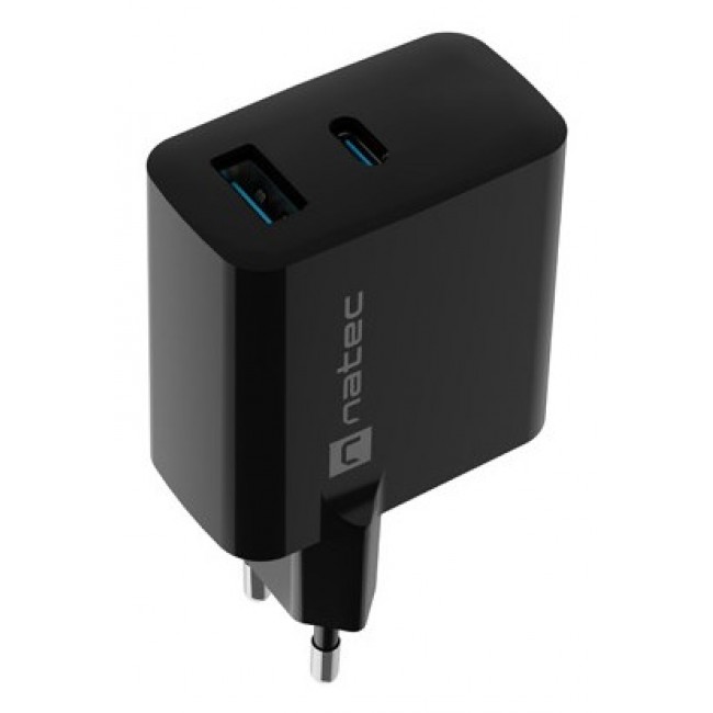NATEC NUC-2143 mobile device charger Universal Black AC Fast charging Indoor NATEC NUC-2143 mobile device charger Universal Black AC Fast charging Indoor