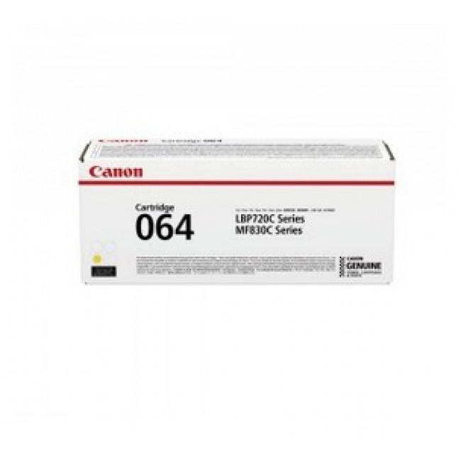 Canon 064 toner cartridge 1 pc(s) Original Yellow Canon 064 toner cartridge 1 pc(s) Original Yellow