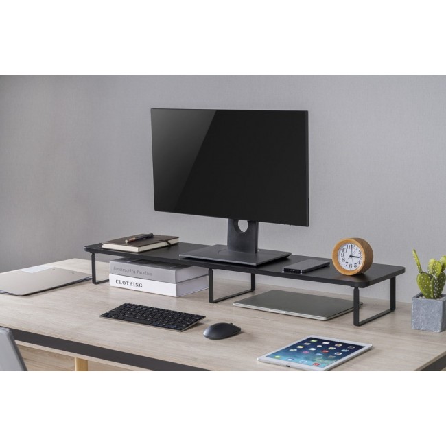 Gembird MS-TABLE2-01 monitor mount / stand Desk Black