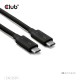 CLUB3D Thunderbolt 5 Certified 8K240Hz Data 80/120 Gbps EPR 240 Watt Cable M/M 1m / 3.28ft