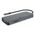 ICY BOX IB-DK4040a-CPD Wired USB 3.2 Gen 1 (3.1 Gen 1) Type-C Aluminium, Silver