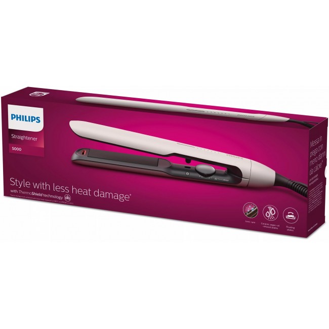 Philips 5000 series BHS515/00 hair styling tool Straightening iron Warm White 1.8 m Philips 5000 series BHS515/00 hair styling tool Straightening iron Warm White 1.8 m