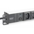 Digitus Socket strip with aluminum profile, 10-way, 2 m supply cable IEC C14 plug Digitus Socket strip with aluminum profile, 10-way, 2 m supply cable IEC C14 plug