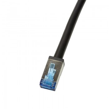 LogiLink CQ7143S networking cable Black 50 m Cat6a S/FTP (S-STP)