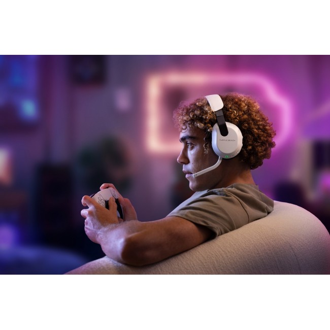 Turtle Beach Stealth 600 White PlayStation Wireless Gaming Headset with up to 80 hour Battery, 50mm Speakers and Bluetooth for PS5, PS4, PC and Mobile