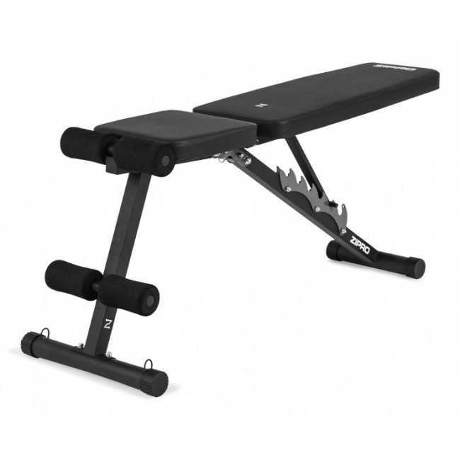 ZIPRO TEMPO Power/base rack Adjustable backrest Gym, Home Black