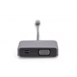 Digitus USB Type-C 4 K 2-in-1 Mini DisplayPort + VGA Graphics Adapter