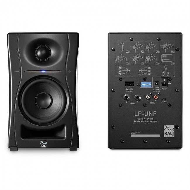Kali Audio LP-UNF - a pair of Bluetooth monitor speakers (black)