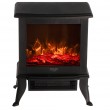 Electric fireplace ADLER AD 7754 2 heat settings: 1000W / 1800W | 3D flame effect | Thermostat Black