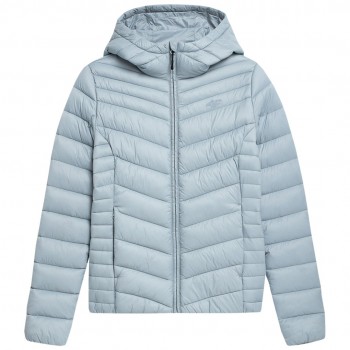 Women's down jacket 4F F095 light blue 4FSS23TDJAF095 34S