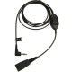 Jabra QD to 3.5mm w. Answer Button for Alcatel