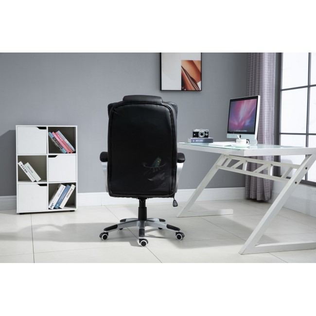 Office chair with massage, heated ACTIVEJET YK7304 black Office chair with massage, heated ACTIVEJET YK7304 black