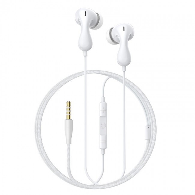 Baseus Encok HZ20 Headset Wired In-ear Calls/Music White Baseus Encok HZ20 Headset Wired In-ear Calls/Music White