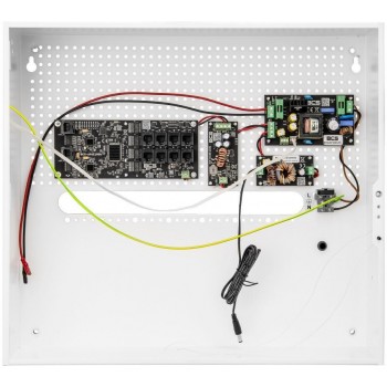 Buffer power supply system PoE for 8 cameras and recorder