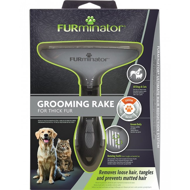 Furminator Grooming Rake for pets with thick fur Furminator Grooming Rake for pets with thick fur