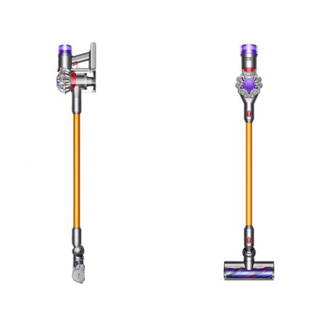 Dyson V8 Absolute 2-in-1 stick vacuum Battery Dry Bagless Silver, Yellow Dyson V8 Absolute 2-in-1 stick vacuum Battery Dry Bagless Silver, Yellow