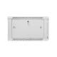 Lanberg wall-mounted installation rack cabinet 19'' 6U 600x600mm gray (glass door) Lanberg wall-mounted installation rack cabinet 19'' 6U 600x600mm gray (glass door)