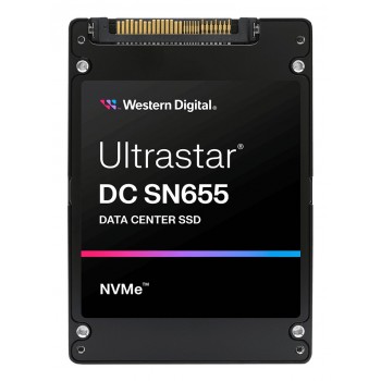 Western Digital Ultrastar DC SN655 30.7 TB U.3 PCI Express 4.0 NVMe TLC 3D NAND ISE (0TS2509)