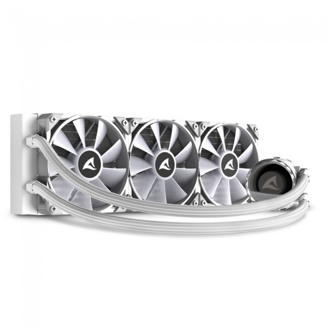 Sharkoon S90 Processor All-in-one liquid cooler 12 cm White 1 pc(s)