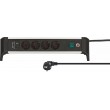 Brennenstuhl 1391040420 power extension 1.8 m 4 AC outlet(s) Indoor Black, Silver