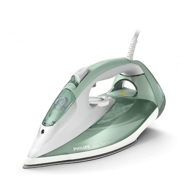 Philips 7000 series DST7012/70 iron Steam iron SteamGlide Plus soleplate 2600 W Green, Grey