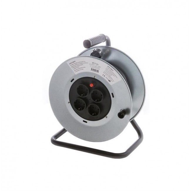 EXT CORD XP17-D1 3X1.5 25M 4V REEL MET