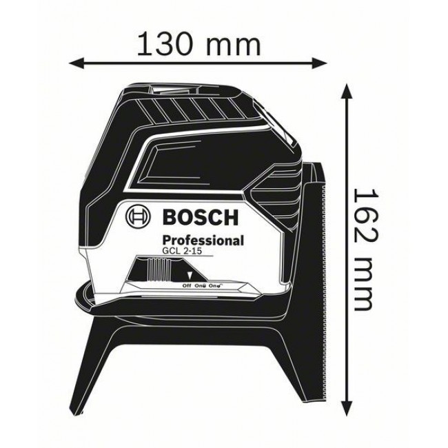 Bosch GCL 2-15 Line/Point level 15 m 650 nm ( 1 mW)