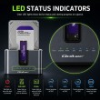 Qoltec 52631 HDD SSD doscking station | SATA | M.2 NVMe | cloning | USB-C | 10Gb/s | 28TB
