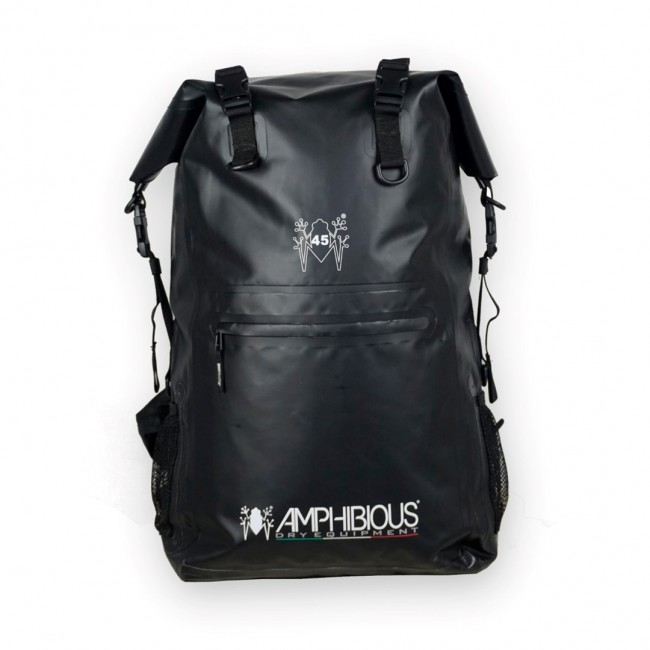 AMPHIBIOUS WATERPROOF BACKPACK OVERLAND 45L BLACK P/N: ZSF-1045.01 AMPHIBIOUS WATERPROOF BACKPACK OVERLAND 45L BLACK P/N: ZSF-1045.01