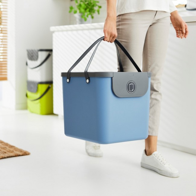ROTHO Albula Horizon Blue - waste sorting container - 40l ROTHO Albula Horizon Blue - waste sorting container - 40l