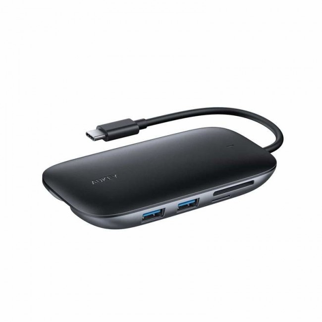 AUKEY CB-C71 interface hub 5000 Mbit/s Black AUKEY CB-C71 interface hub 5000 Mbit/s Black