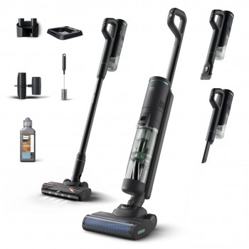 Philips 7000 series XW7263/11 stick vacuum/electric broom 2-in-1 stick vacuum Battery Dry&wet Bagless 0.45 L Grey